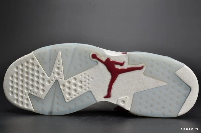 white 384664-116 6 Maroon Retro Air Jordan 0814